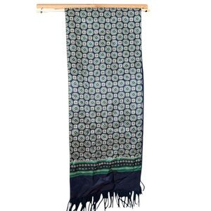 QINREN Pure Cashmere Scarf Wrap  Printed Soft Delicate Light 54x10”